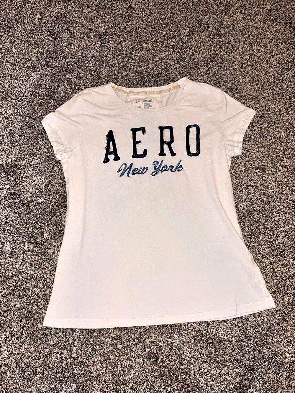 Y2K Aeropostale Single Stitch Baby Tee